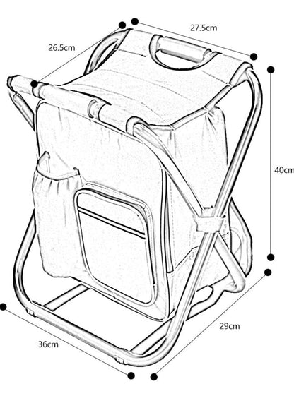 Folding Stool Backpack Camping Seat