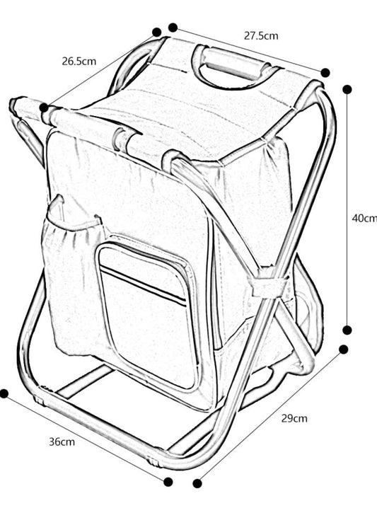 Folding Stool Backpack Camping Seat