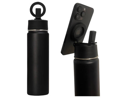 Water Bottle with MagSafe Phone Holder