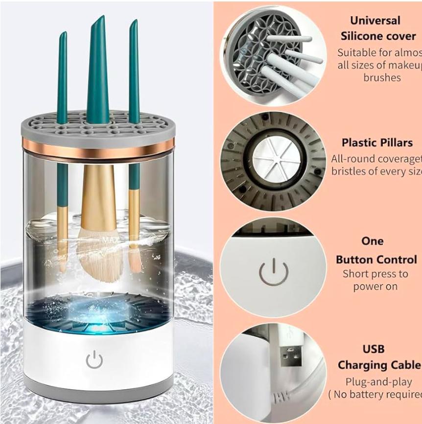 Automatic Electric Makeup Brush Cleaner